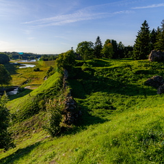  Karksi ürgorg Karksi ordulinnusest vaadatuna